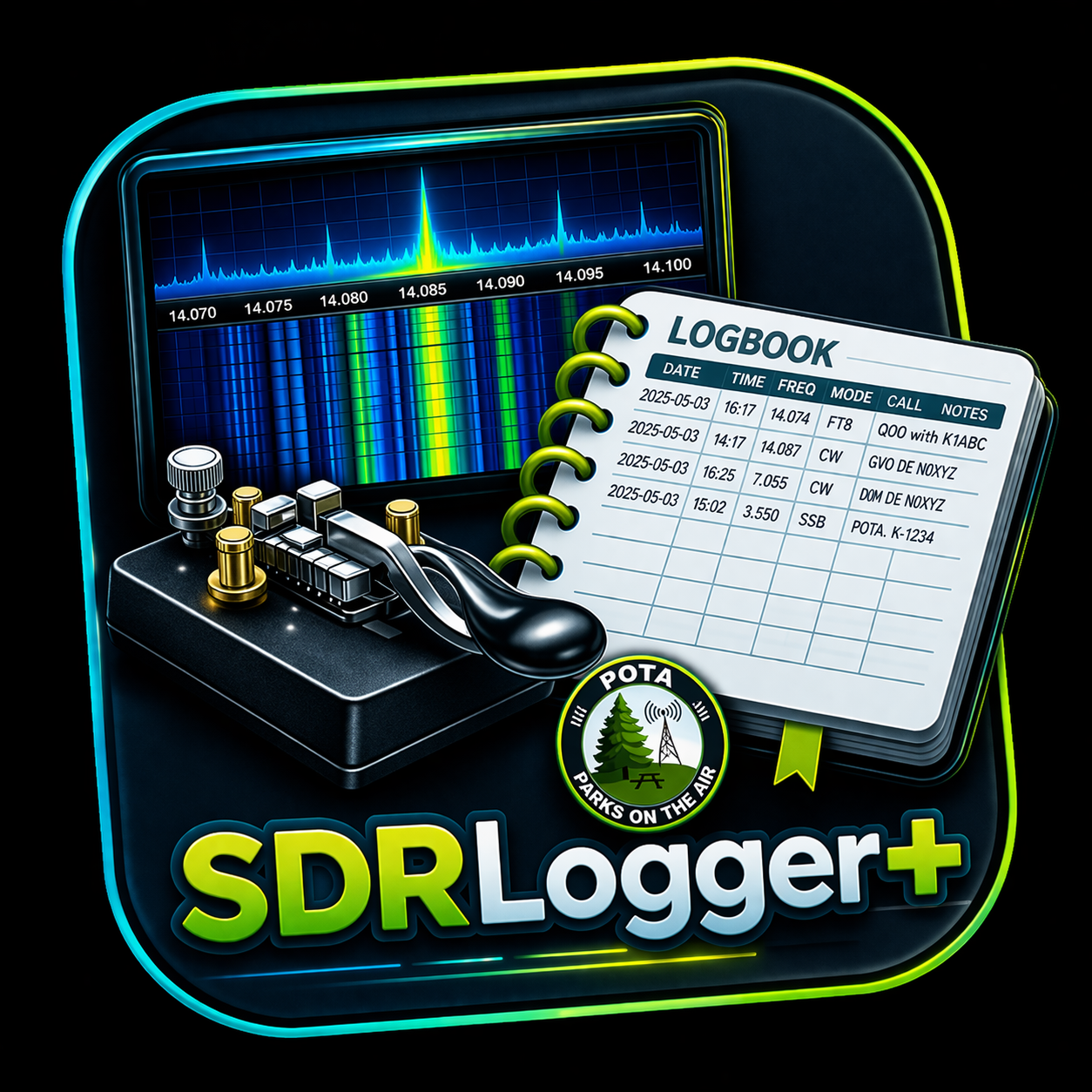 SDRLoggerPlus logo